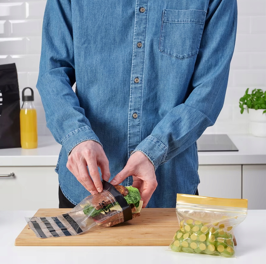 IKEA ISTAD WORECZKI TOREBKI STRUNOWE DO MROŻENIA ŻYWNOŚCI 110szt Materiał wykonania tworzywo sztuczne