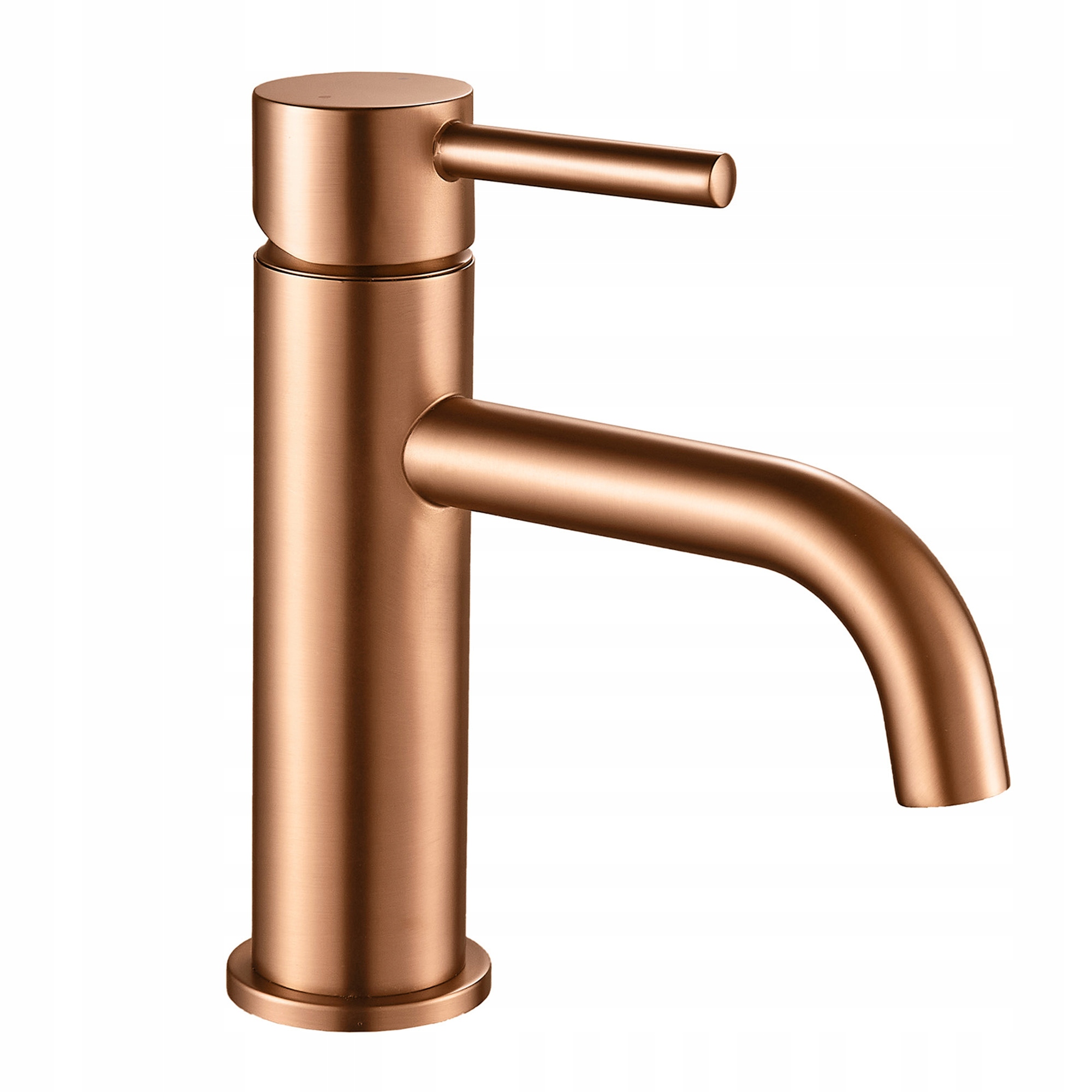 Stojaca Batéria Na Umývadlo Nízka Na Dosku Rea Lungo Brush Copper 16,5 cm