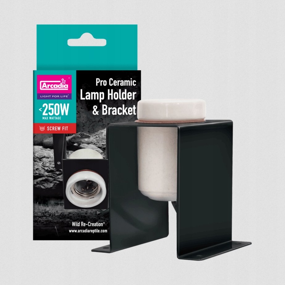 Levně Arcadia keramická objímka pro žárovku E27 s montážním držákem a kabelem