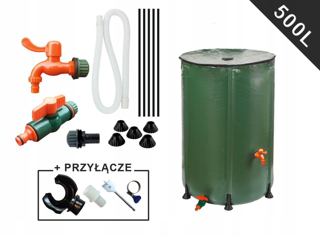 Sud na dažďovú vodu 500 litrov prípojka