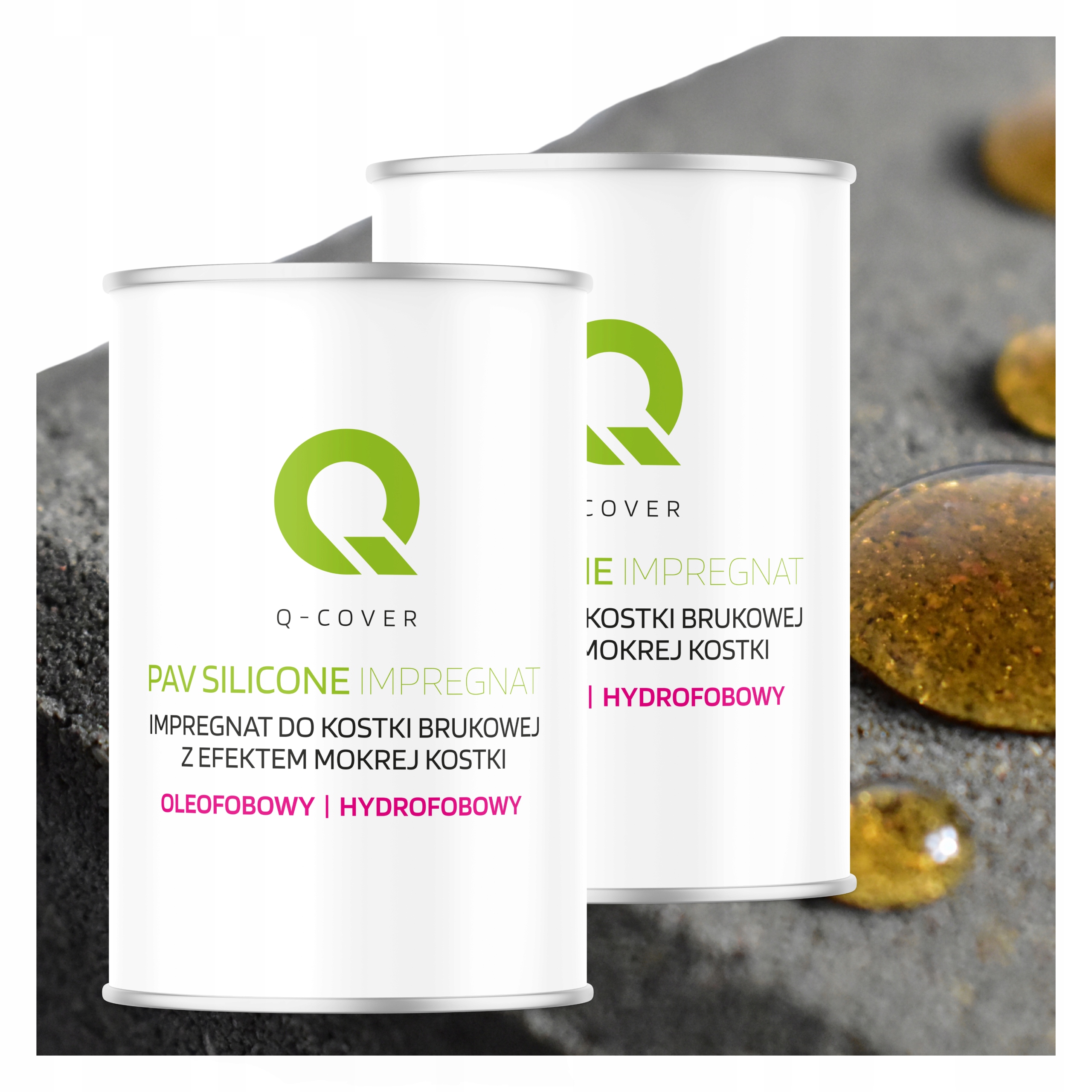 Impregnát mokrá kostka 1L Oleofobní Klinker kamene Grease Stain Guard