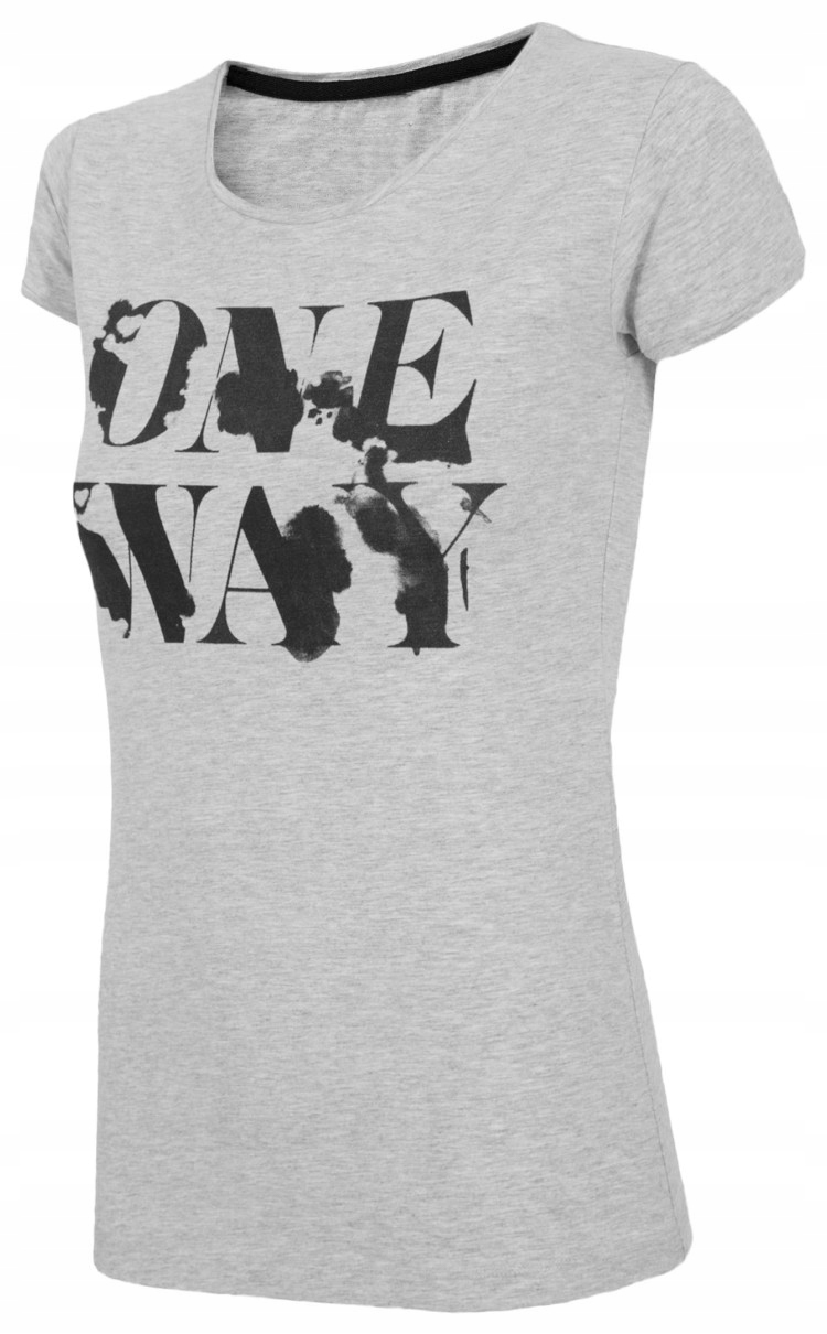 

4F T-shirt Koszulka Damska H4L17-TSD013 Szara Xs