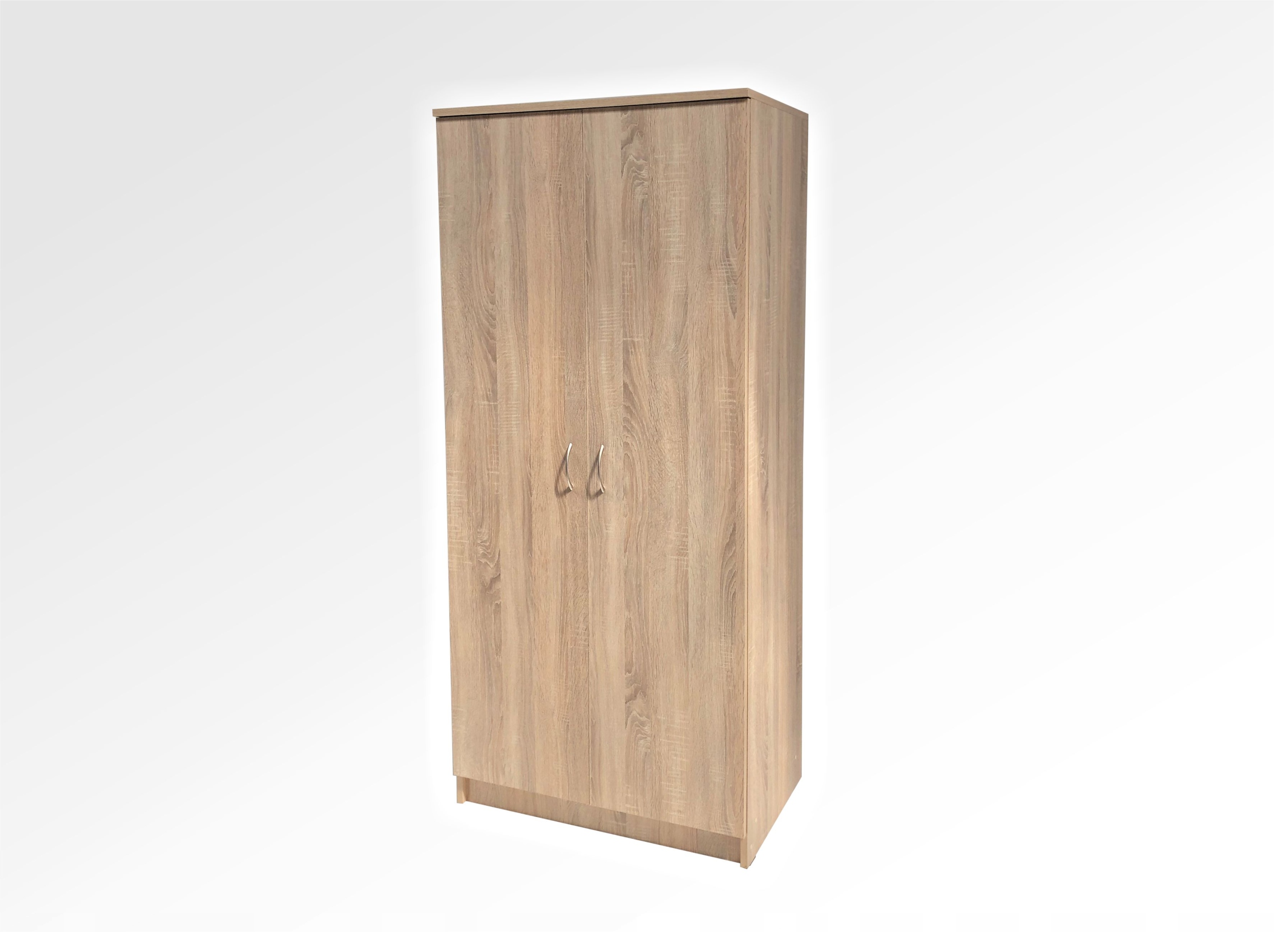 

Szafa ubraniowa 80cm z przegrodą i półkami Sz 2DP