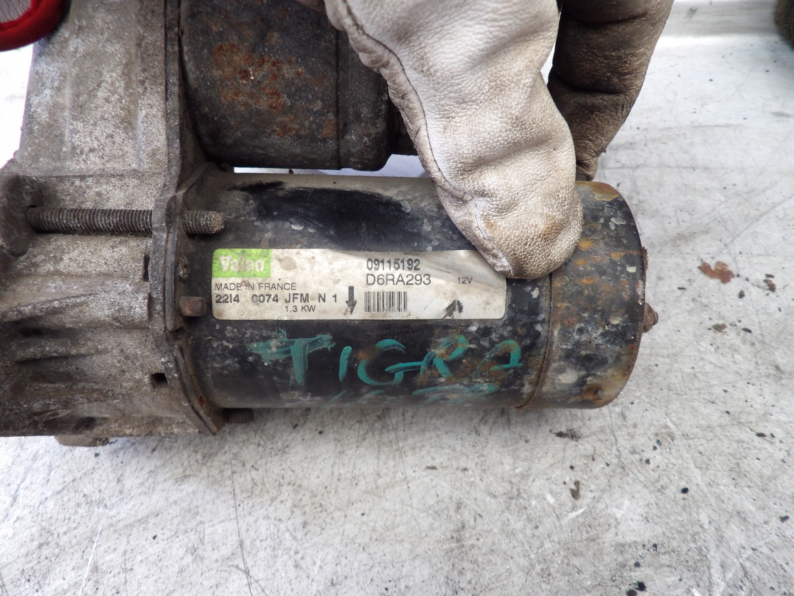 Opel Astra II G starter 09115192 D6RA293