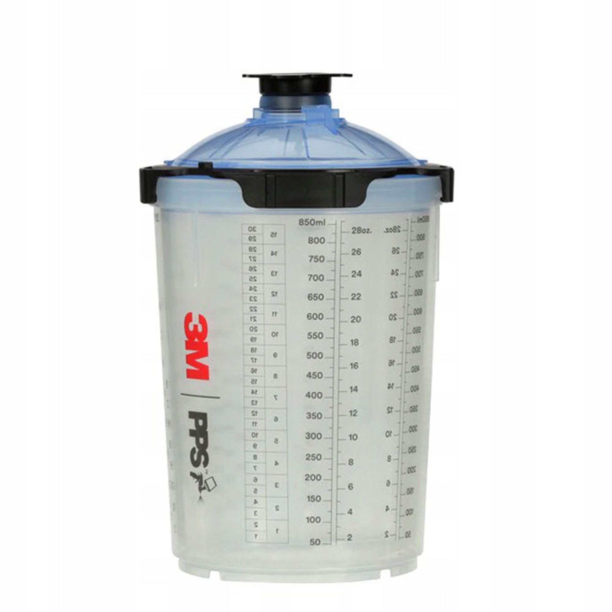 3M 26740 Pps 2.0 Nádobky na striekanie 850 ml, 125 mikrónov, 50 Ks