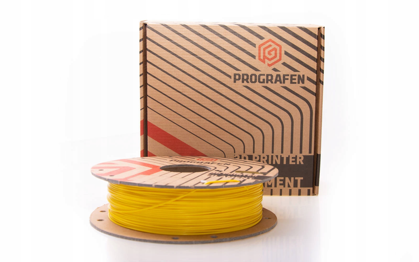Filament Prografen PLA 1,75 mm 0,5 kg Żółty Stan opakowania oryginalne