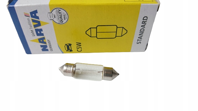 

Żarówka Narva 17125 12V C5W 5W SV8.5 1szt.