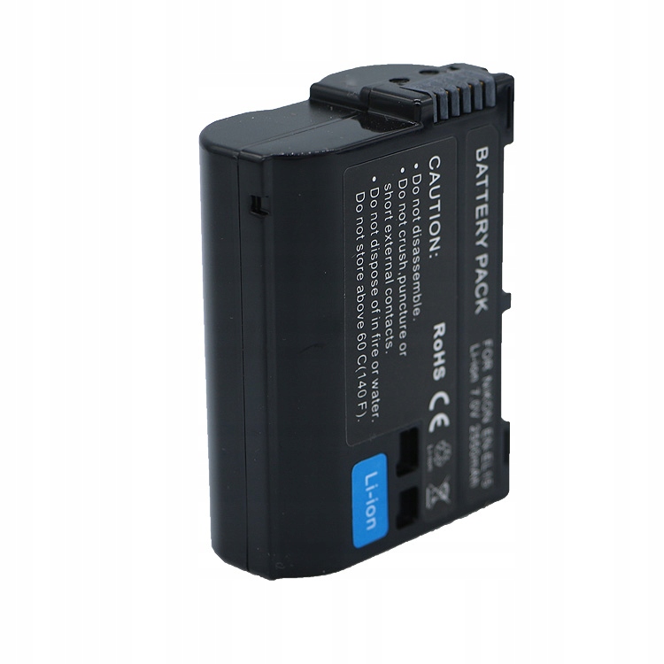 BATERIA AKUMULATOR do NIKON Z6 II 2 Z7 II 2 Z5 MOC Pojemność akumulatora 2550 mAh