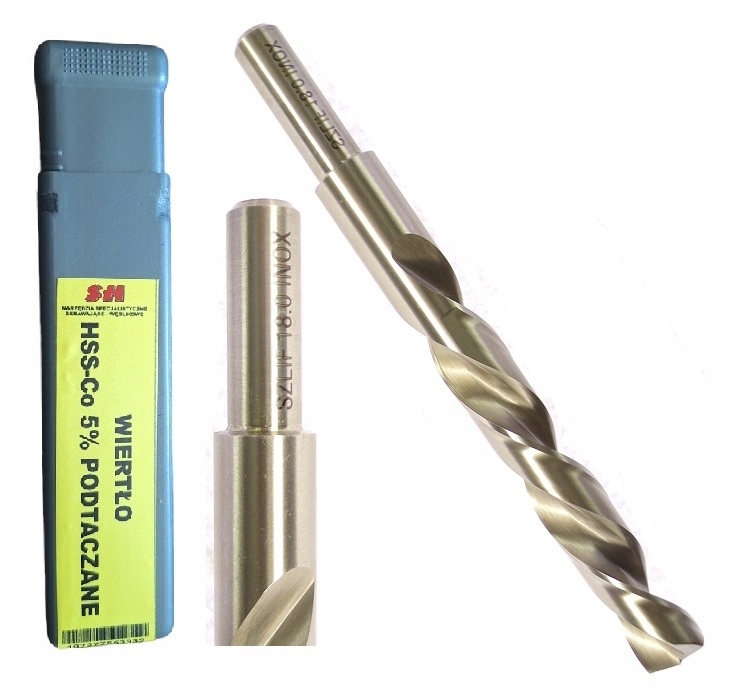 Vrták Do Kovu 18 mm Kobaltový Hss-e HSS-Co Zatočený Podtažený Inox 18