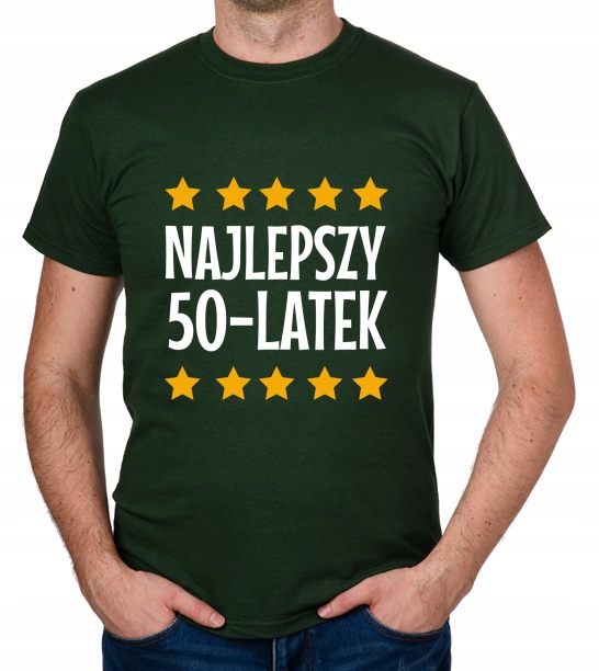 

koszulka Najlepszy 50-LATEK 50 Urodziny prezent
