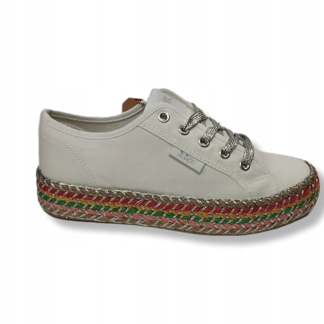 Tenisky bílé espadrilky Lee Cooper platfora 3650L vel.39