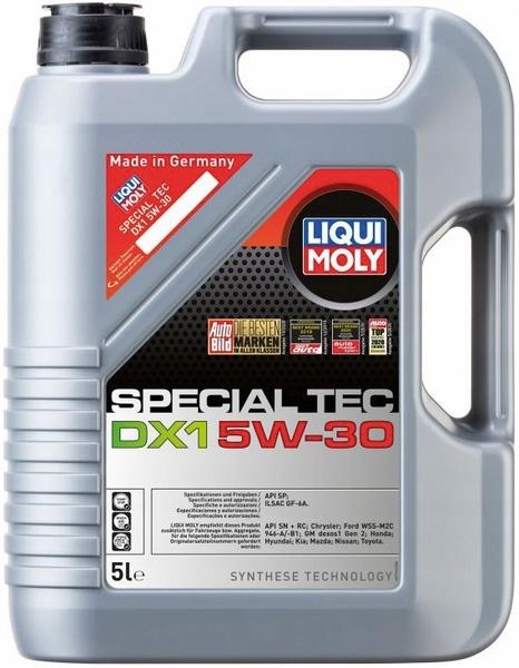 LIQUI MOLY SPECIAL TEC DX1 5W30 DEXOS1 GEN2 10L Pojemność opakowania 5 l