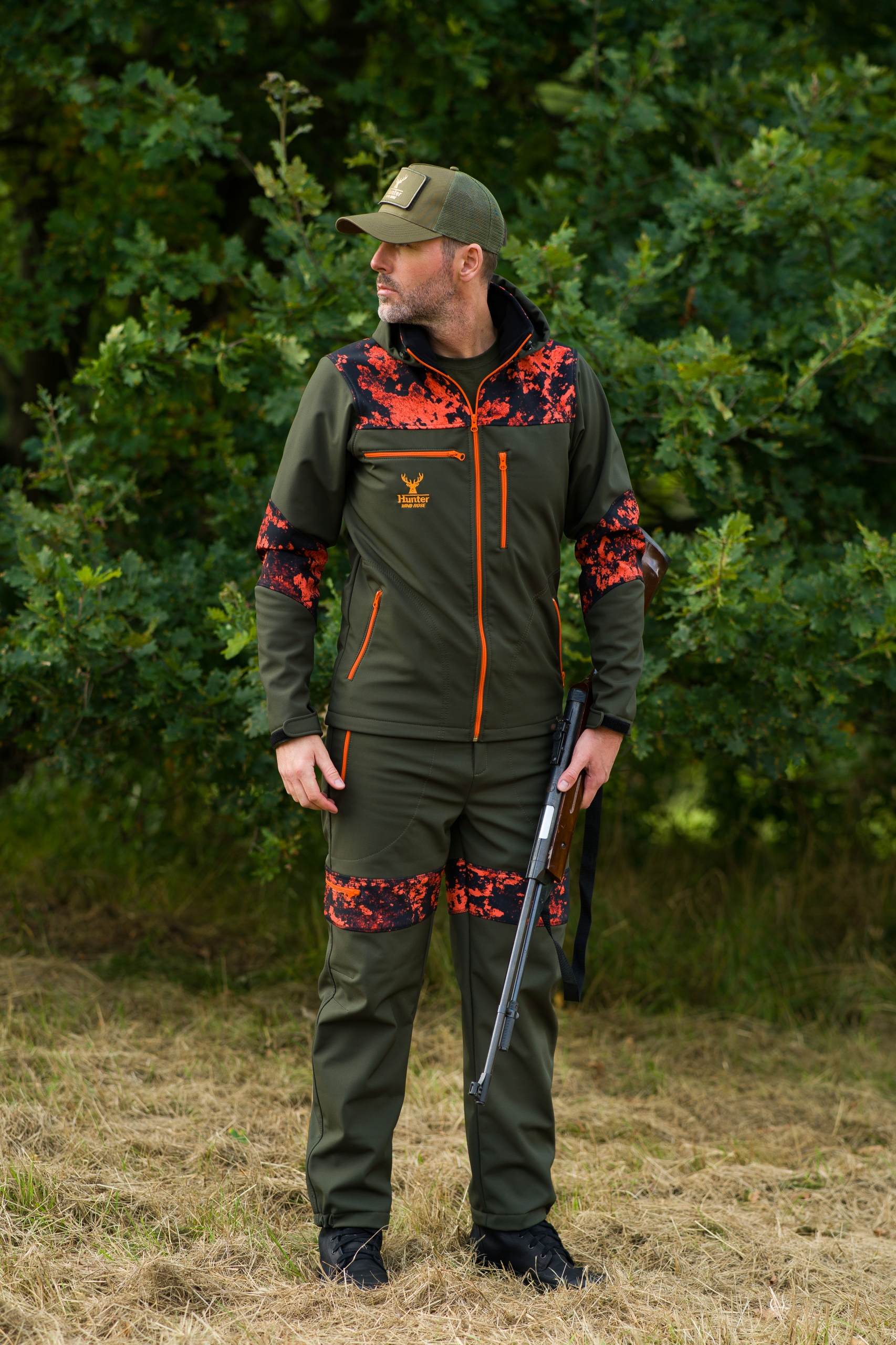 Profesjonalna Kurtka MYŚLIWSKA na POLOWANIE DO LASU "HUNTER PATAGON" L Dekolt stójka