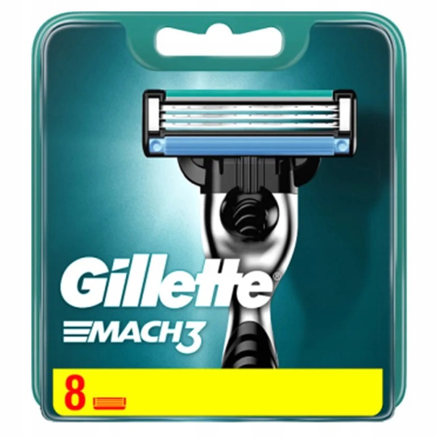 Gillette Mach3 vyměnitelné břity pro holicí strojek 8ks