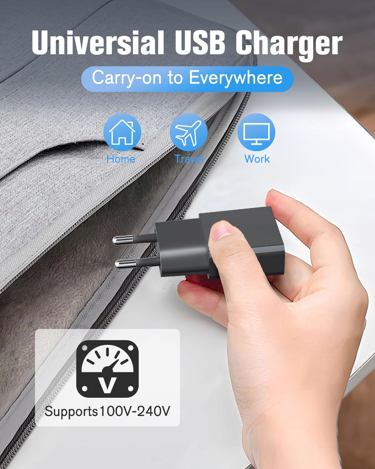 30PACK ŁADOWARKA USB 5W SLIM ADAPTER 5V 1A 2PORT DO IPHONE — miniatura 5