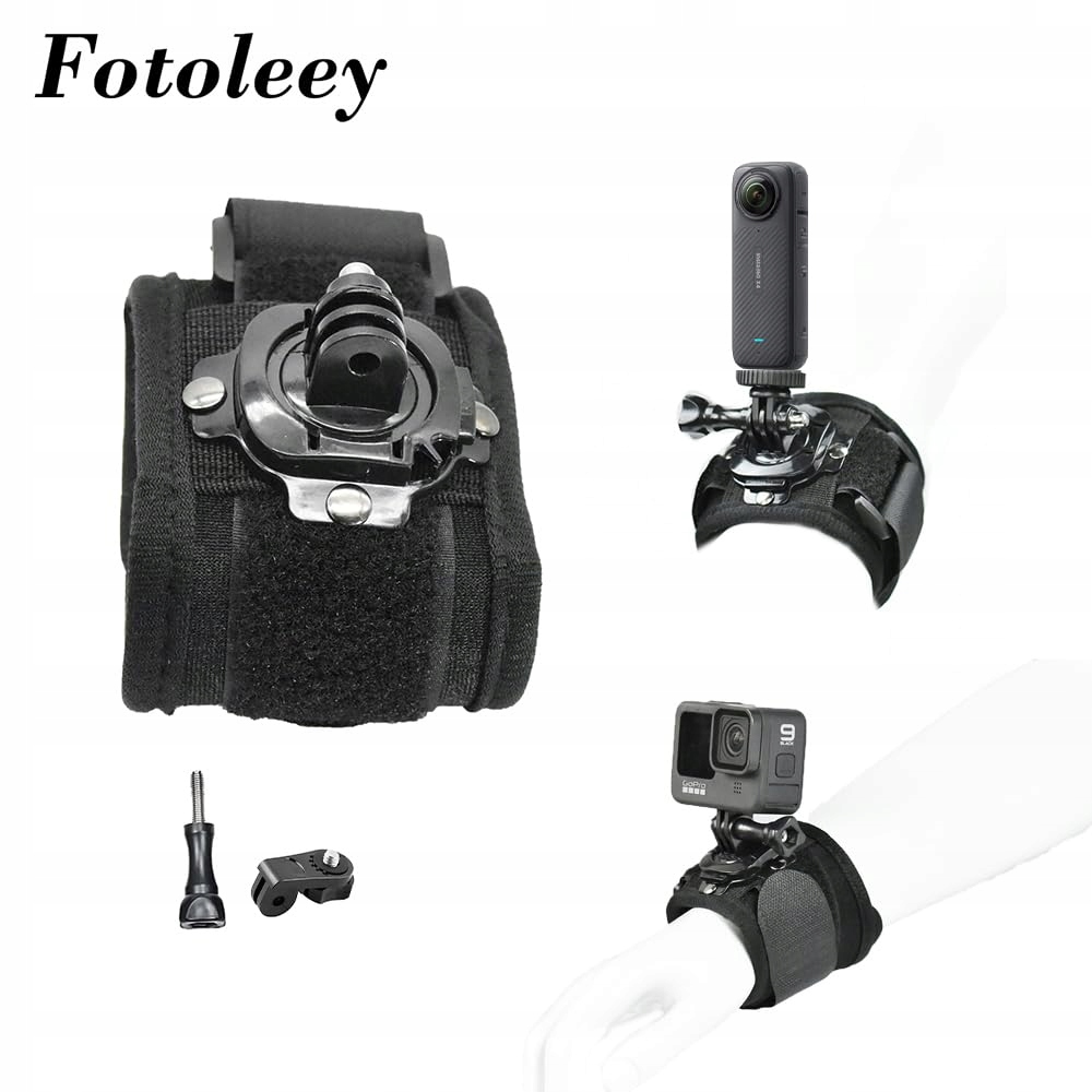 Zestaw Mocowań Do Kamer Sportowych GoPro Insta360 Paski Uchwyt Fotoleey — miniatura 3