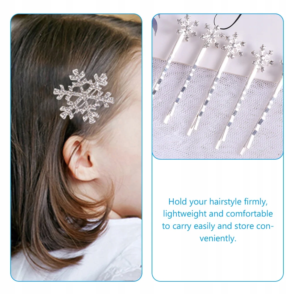 Dziewczęca spinka do włosów Snowflake Bobby Marka inna marka