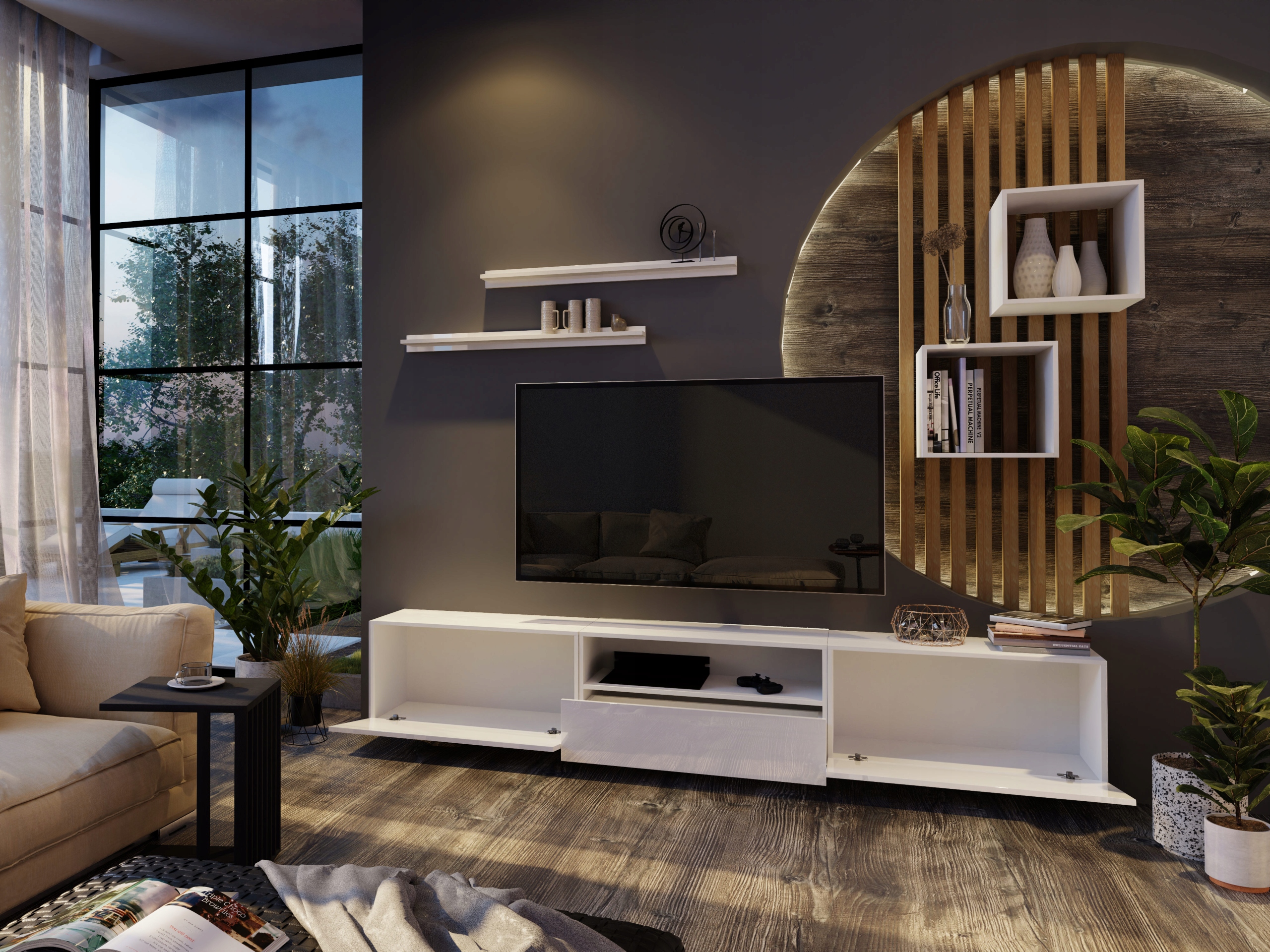 Nábytková Stěna Rtv Nábytek do obývacího pokoje FMB30N O-sofa