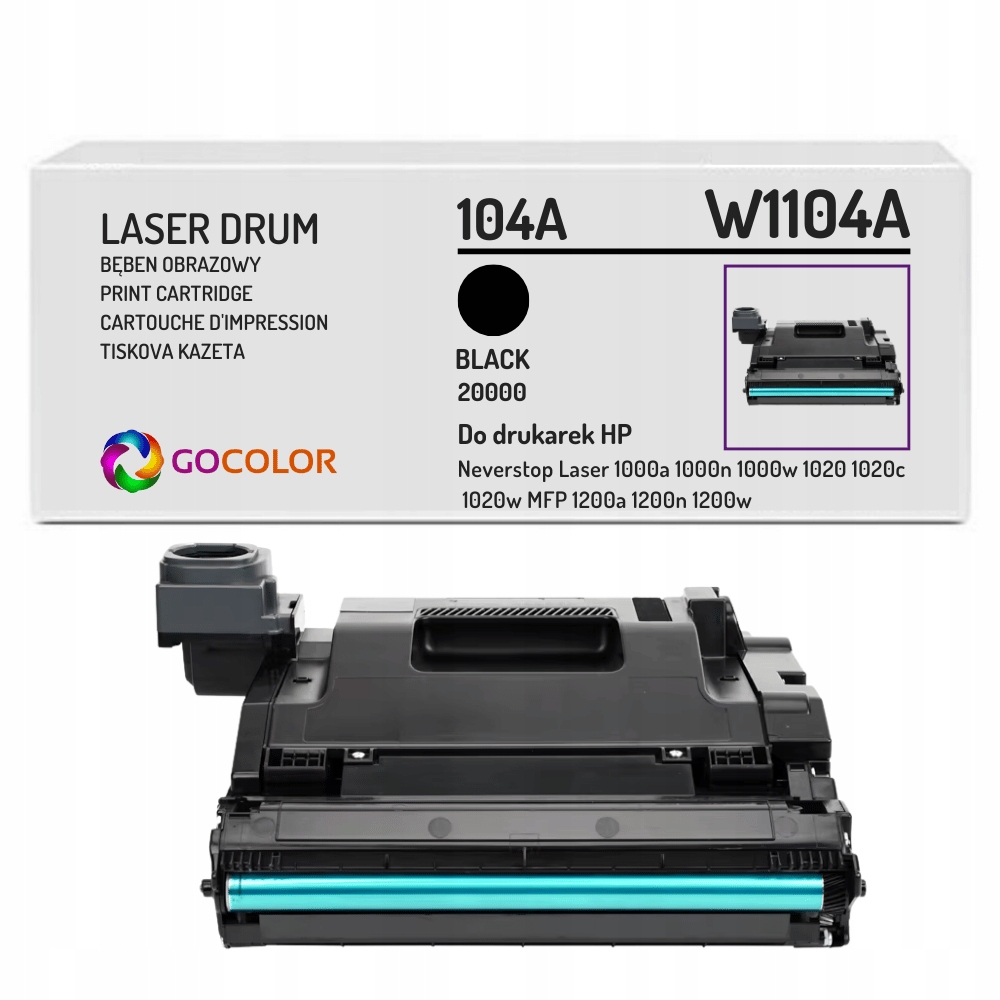 Nowy Bęben W1104A 104A z Chipem do Hp Neverstop Laser Mfp 1200w 1200a 1200n