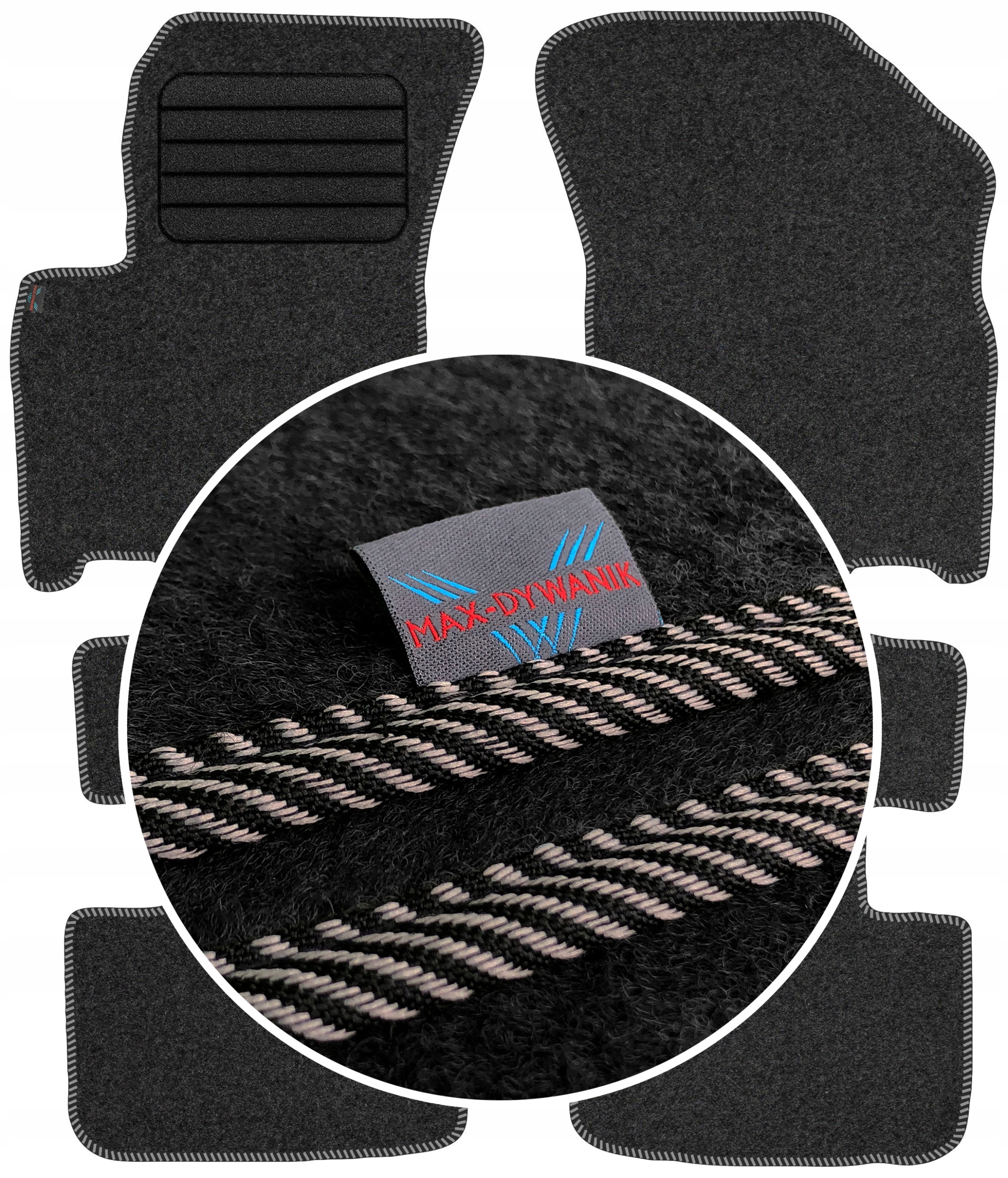 Fiat Sedici 2006-2014 Koberce do auta