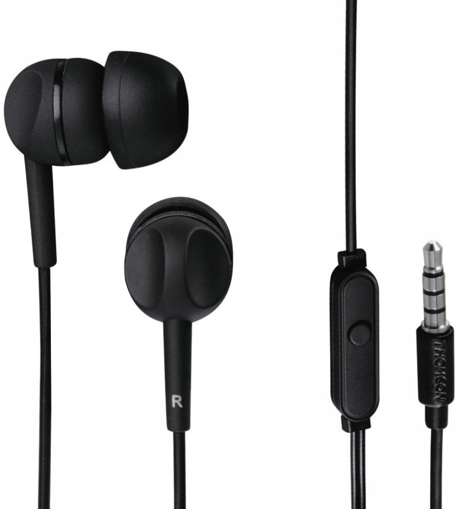 

Słuchawki przewodowe dokanałowe Thomson EAR3005BK