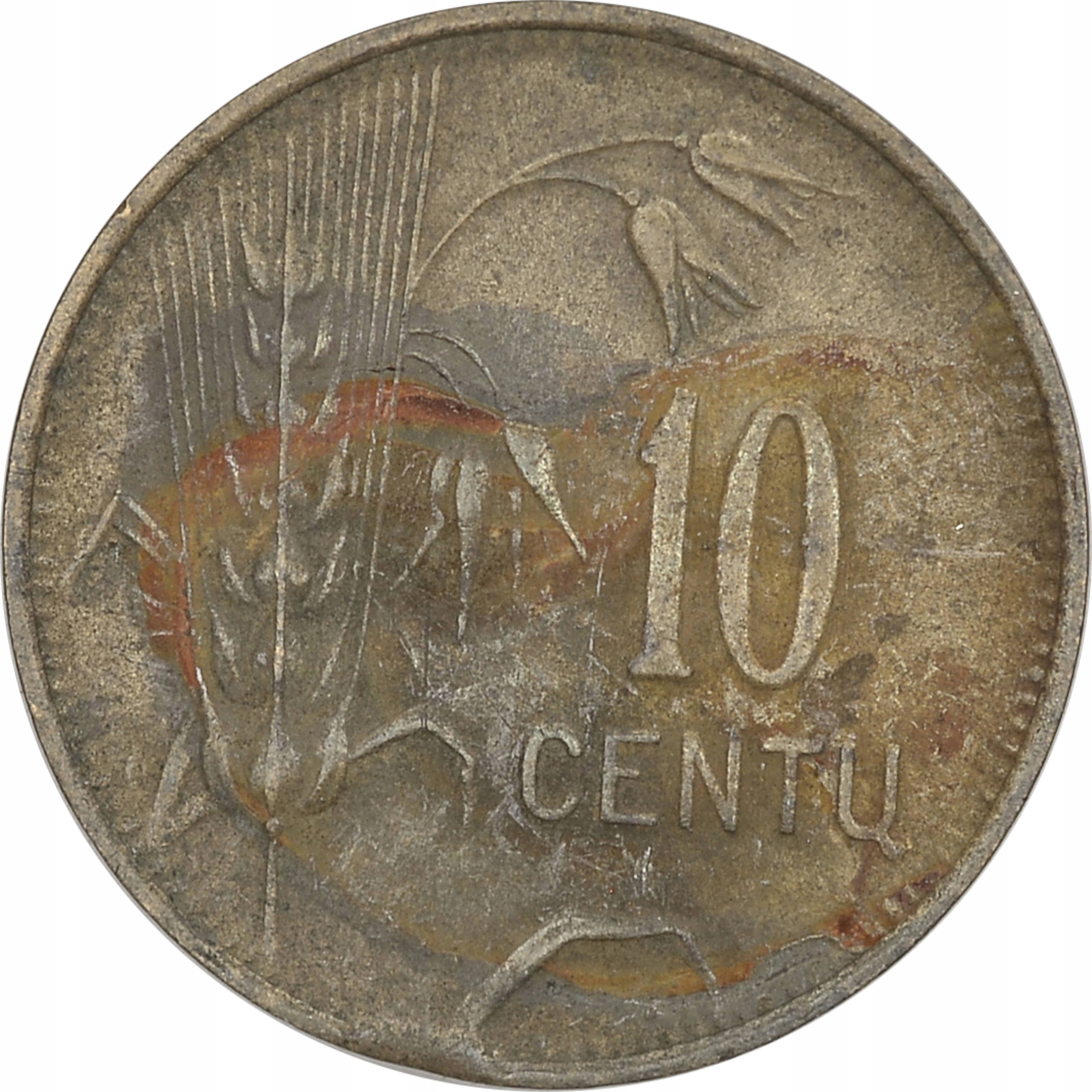 11.LITWA, 10 CENTU 1925
