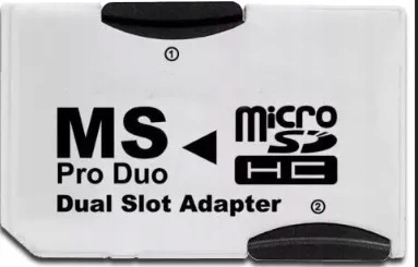 MS Pro DUO адаптер + GOODRAM 16GB CLASS10 Sony PSP карта формат microSD