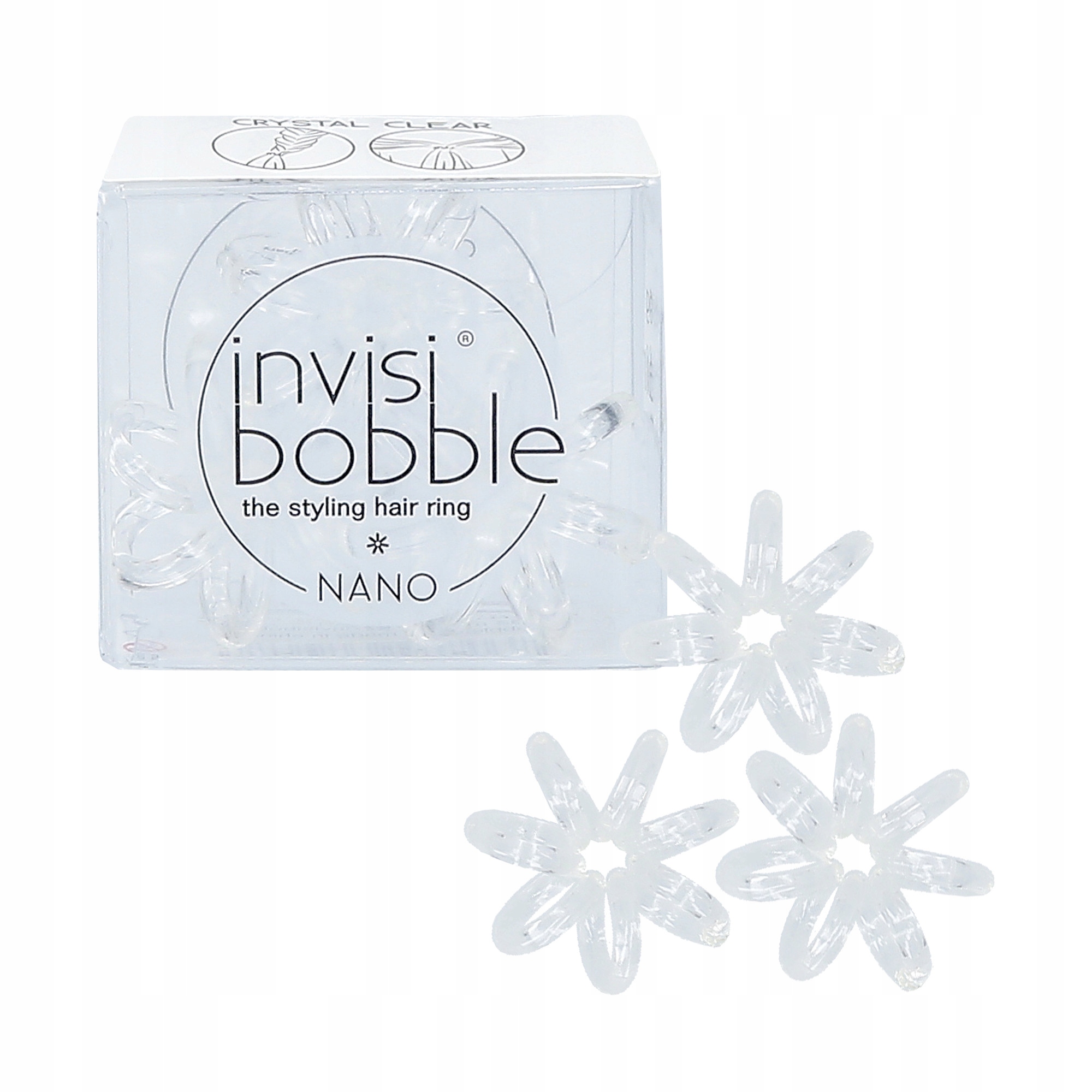 INVISIBOBBLE GUMKI DO WŁOSÓW 3szt BEZBARWNE Marka Invisibobble