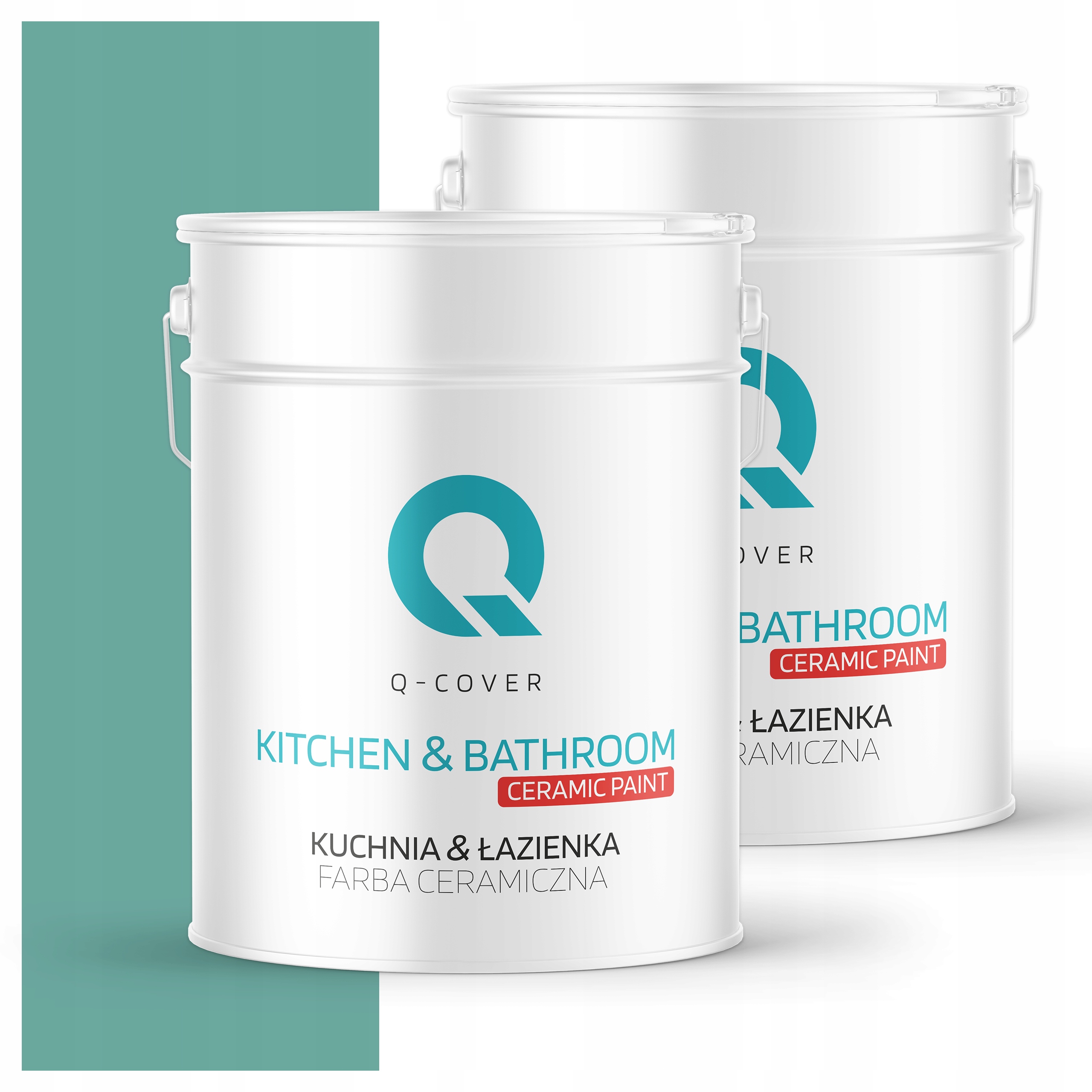 Farba do kuchyne a kúpeľne Umývateľná 10L Hlboká matná mätová Tmavá H1533