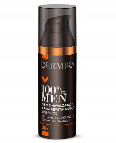 Dermika 100% For Men Silnie nawilżający krem rewitalizujący 30+ 50 ml