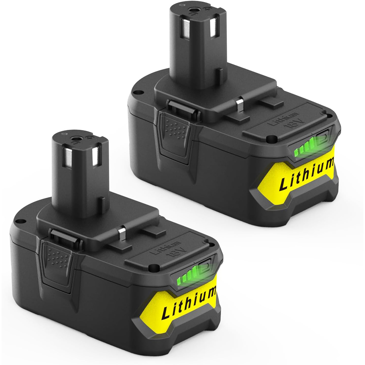 Akumulátor pro elektrické nářadí Ryobi18 V 6,00 Ah Li-Ion, 2 kusy