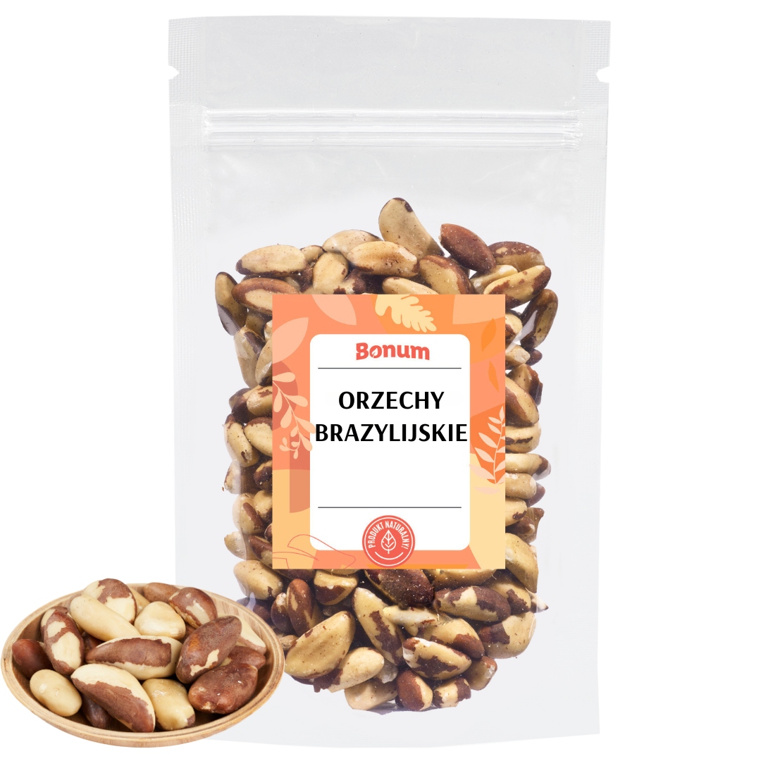 Levně Přírodní Brazilské ořechy Premium Zdravé sušené ovoce Svačinka 1kg Bonum