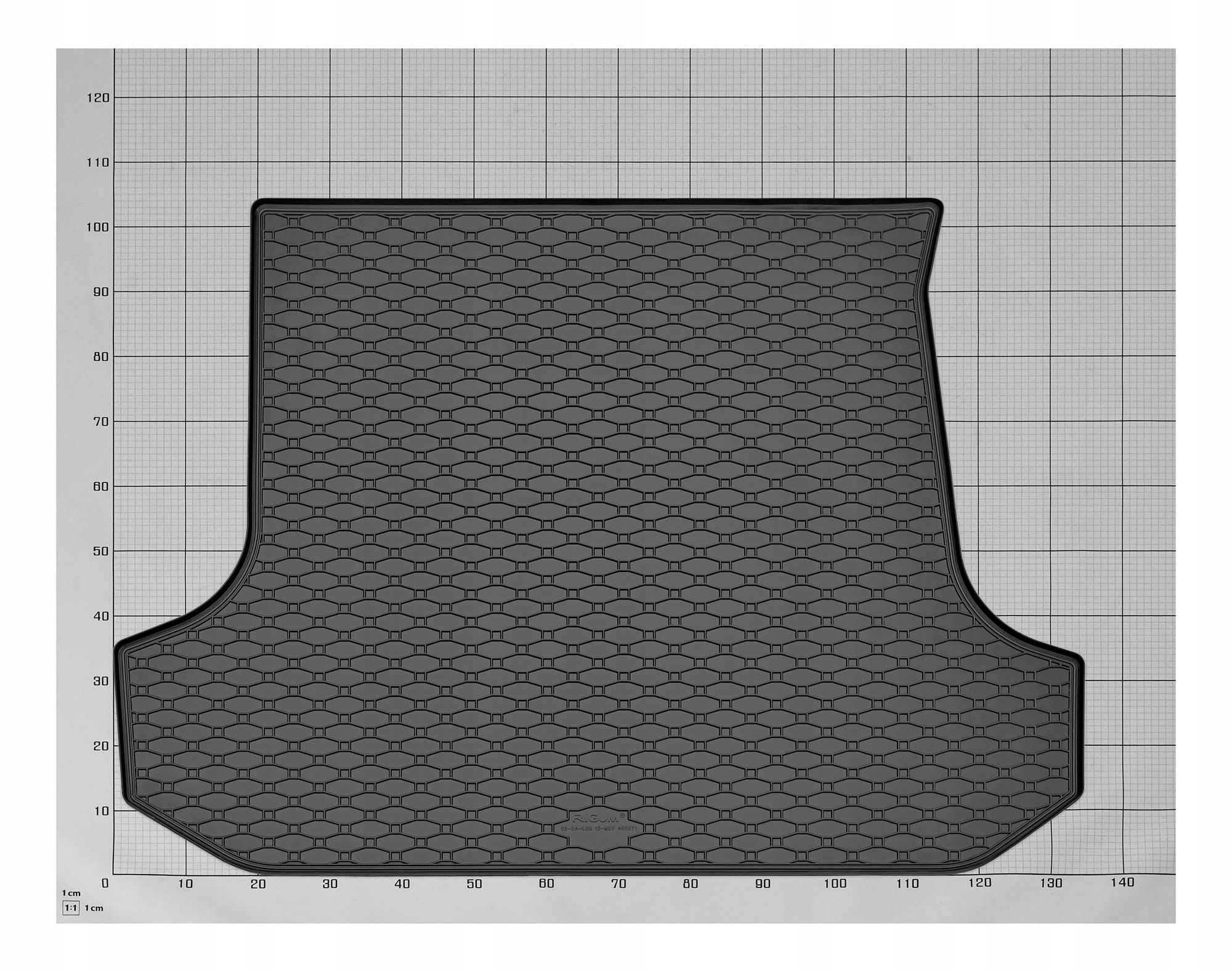 Dywaniki i mata do Dacia Logan MCV 5 miejsc 2013-2020 Materiał guma