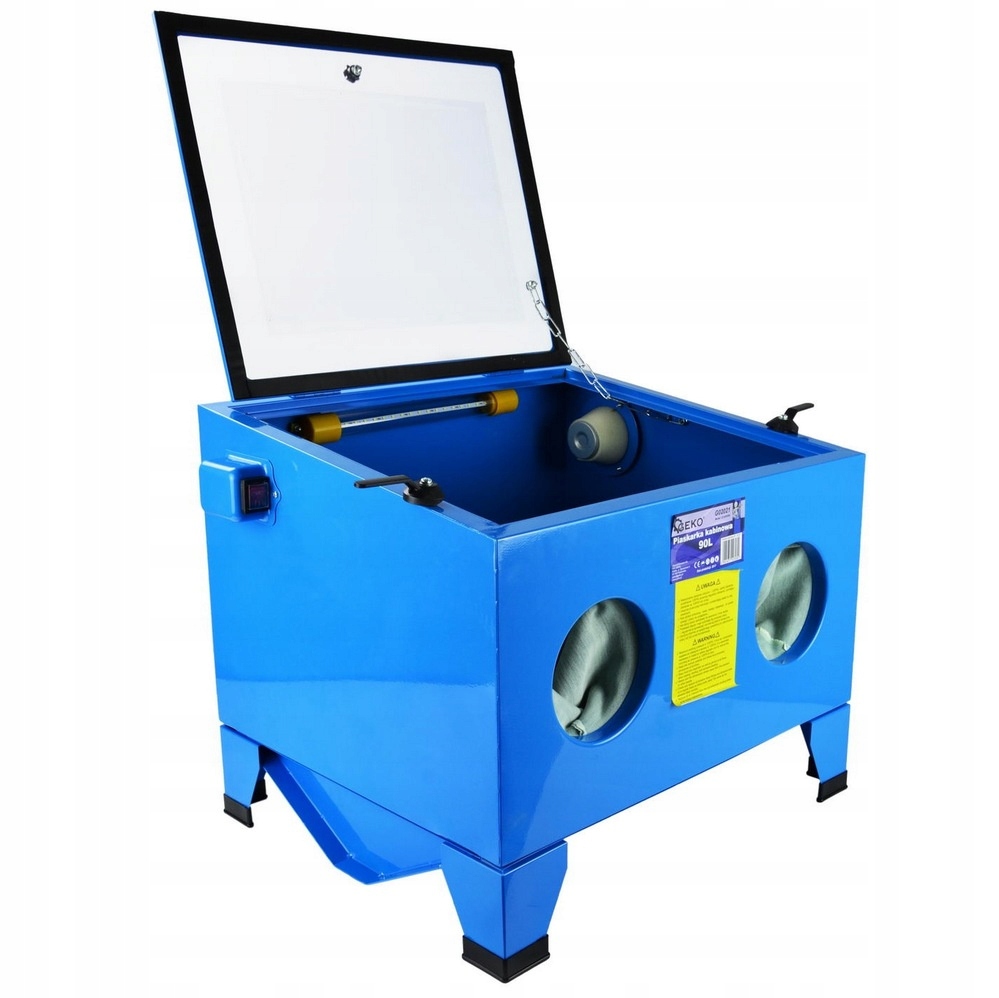 PIASKARKA KABINOWA STACJONARNA WARSZTATOWA KOMOROWA 90L PIASKOWANIA +DYSZE Marka Geko