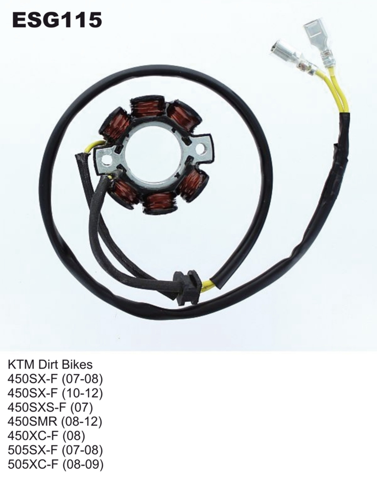 Electrosport Vinutie Alternátora Stator Ktm Sxf 505 07-08, Xcf 505 08-09