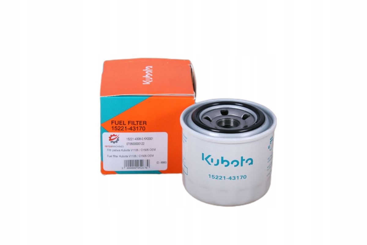 Oryg filtr paliwa Kubota RT100 / RT140 -1522143080