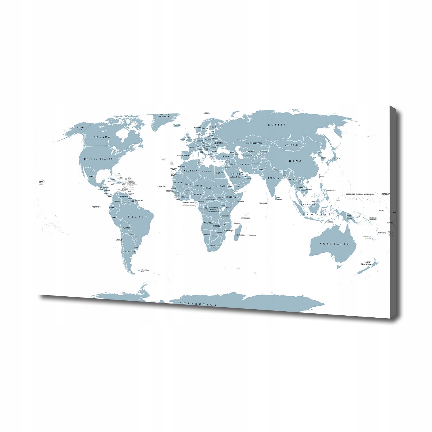 

Foto obraz na płótnie Mapa polityczna 140x70 cm