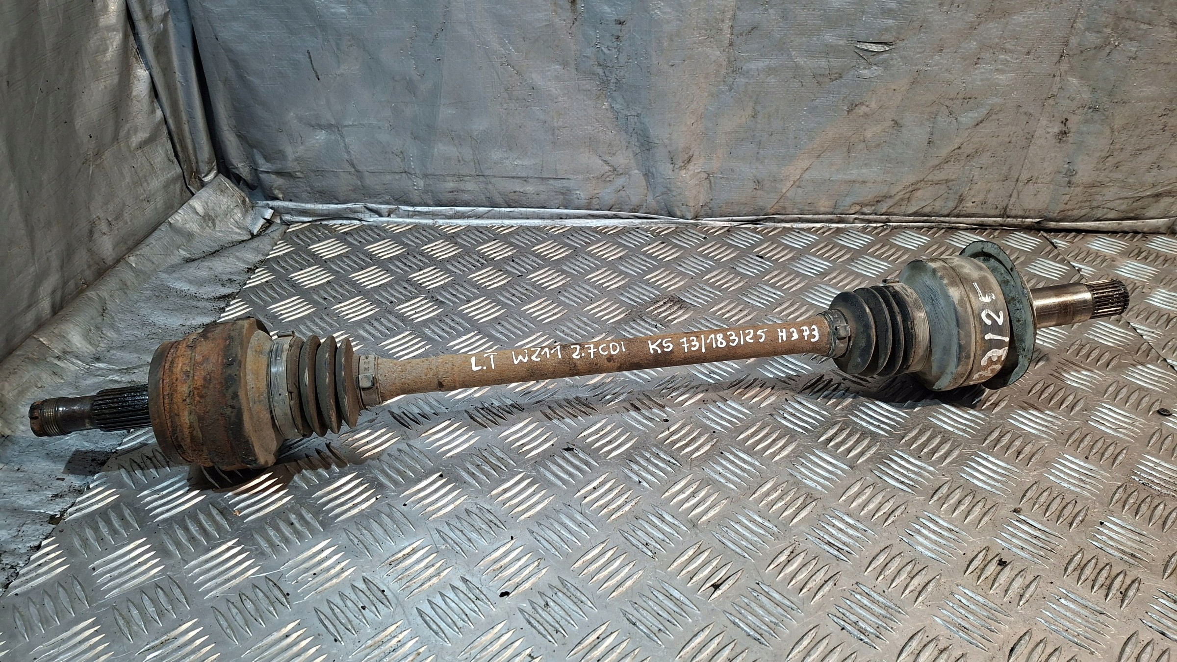 semi-axis left rear part MERCEDES W211 2.7CDI