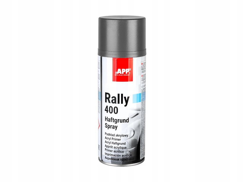 Podkład akrylowy Szary 400ml App Rally 400 Haftgrund Spray