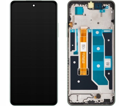 Wyswietlacz Realme c67 100% RMX3890 Oryginał Ramka Zielona