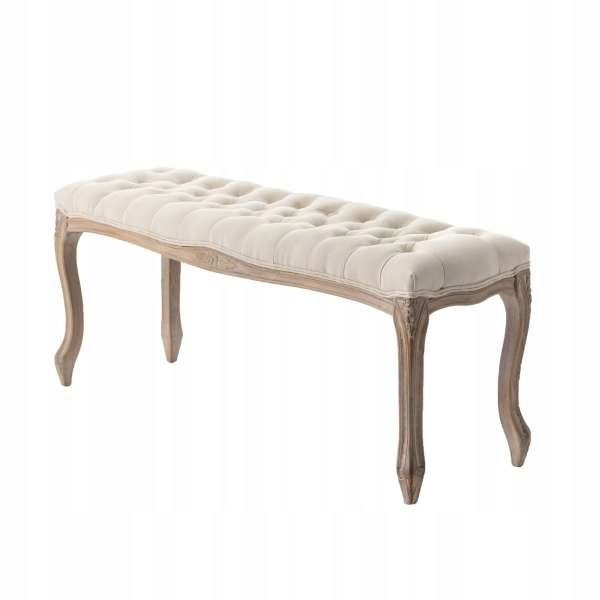 

Dekoria Ławka Isacco cream 114x38x48cm brązowy