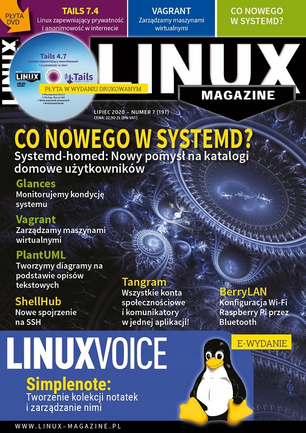 e-wydanie LinuxMagazine 7(197)2020 Systemd
