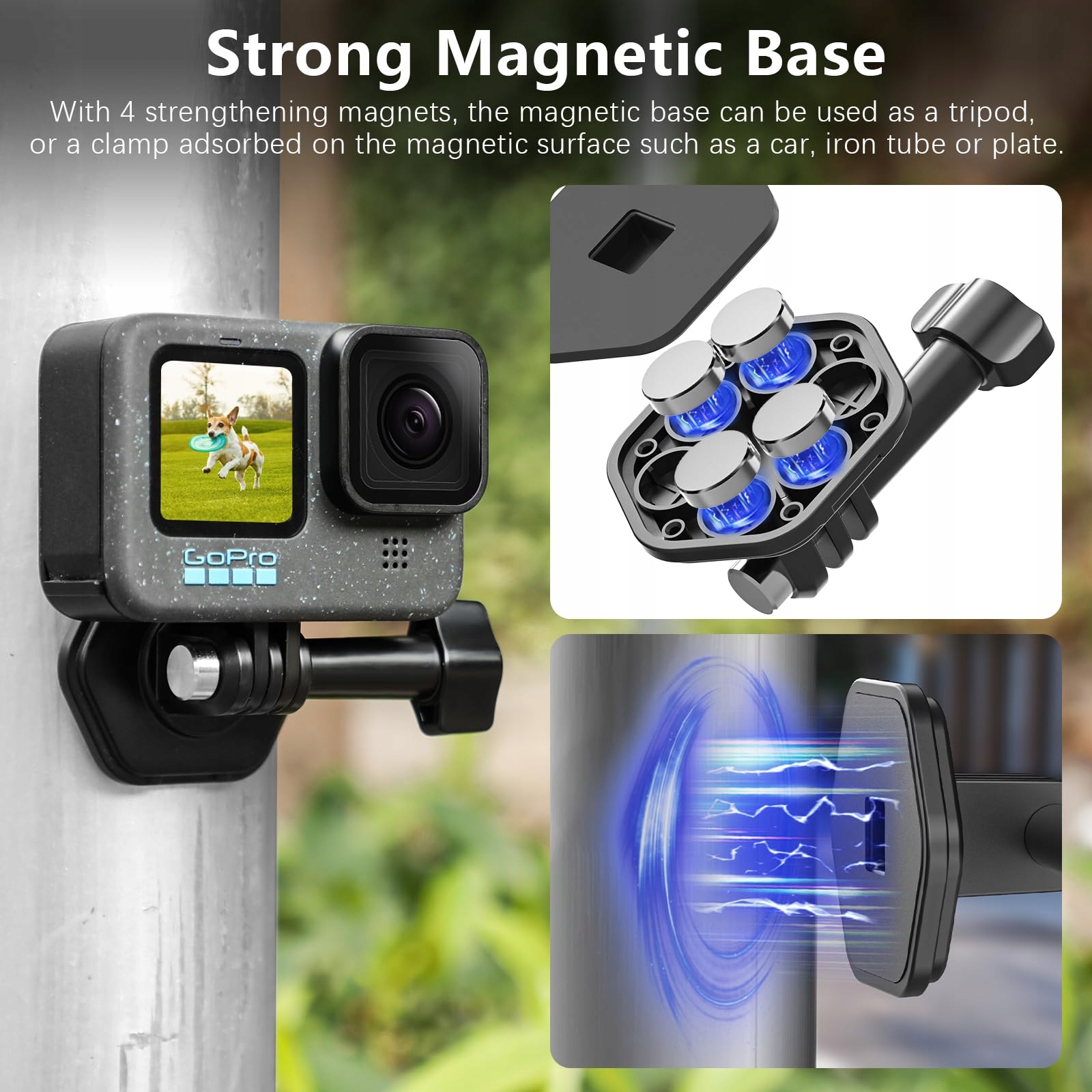 AMAZEAR Uchwyt Na Szyję Do DJI Action GoPro Insta360 Vlog Akcesoria — miniatura 7