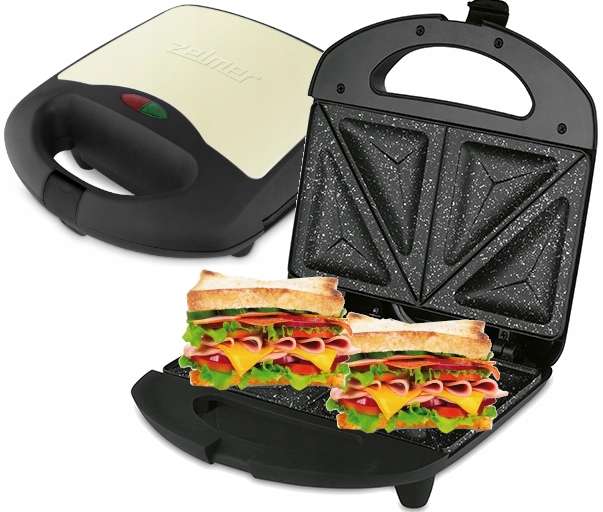 

Opiekacz Toster Sandwich Zelmer ZSM7861 750W Beż
