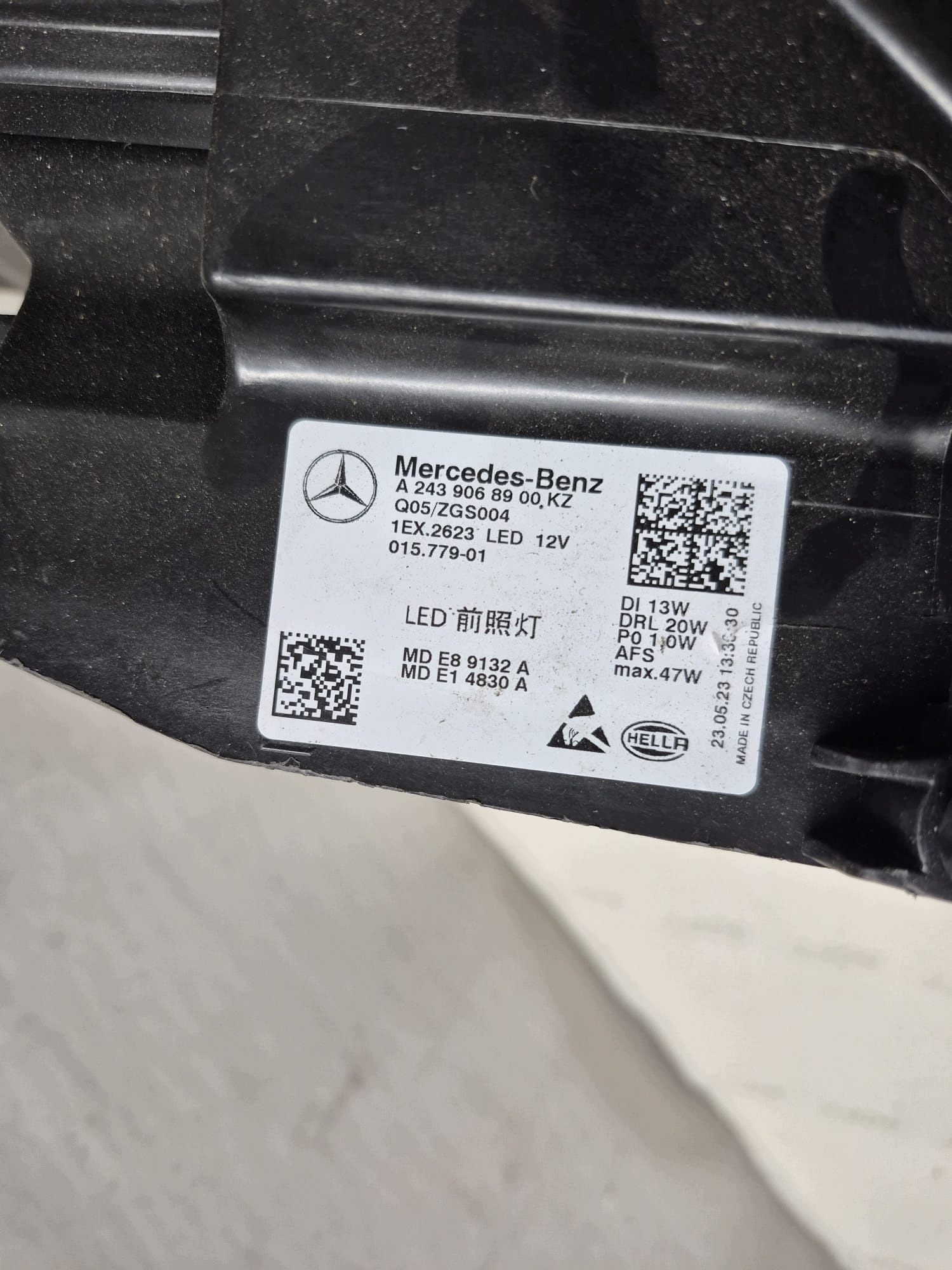 MERCEDES EQA EQB W243 21- light left front front FULL LED A2439068900