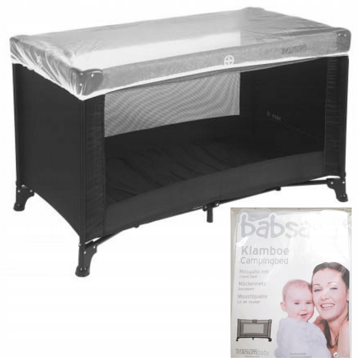 MOSKITIERA DO ŁÓŻECZKA DZIECIĘCEGO 120 x 60cm