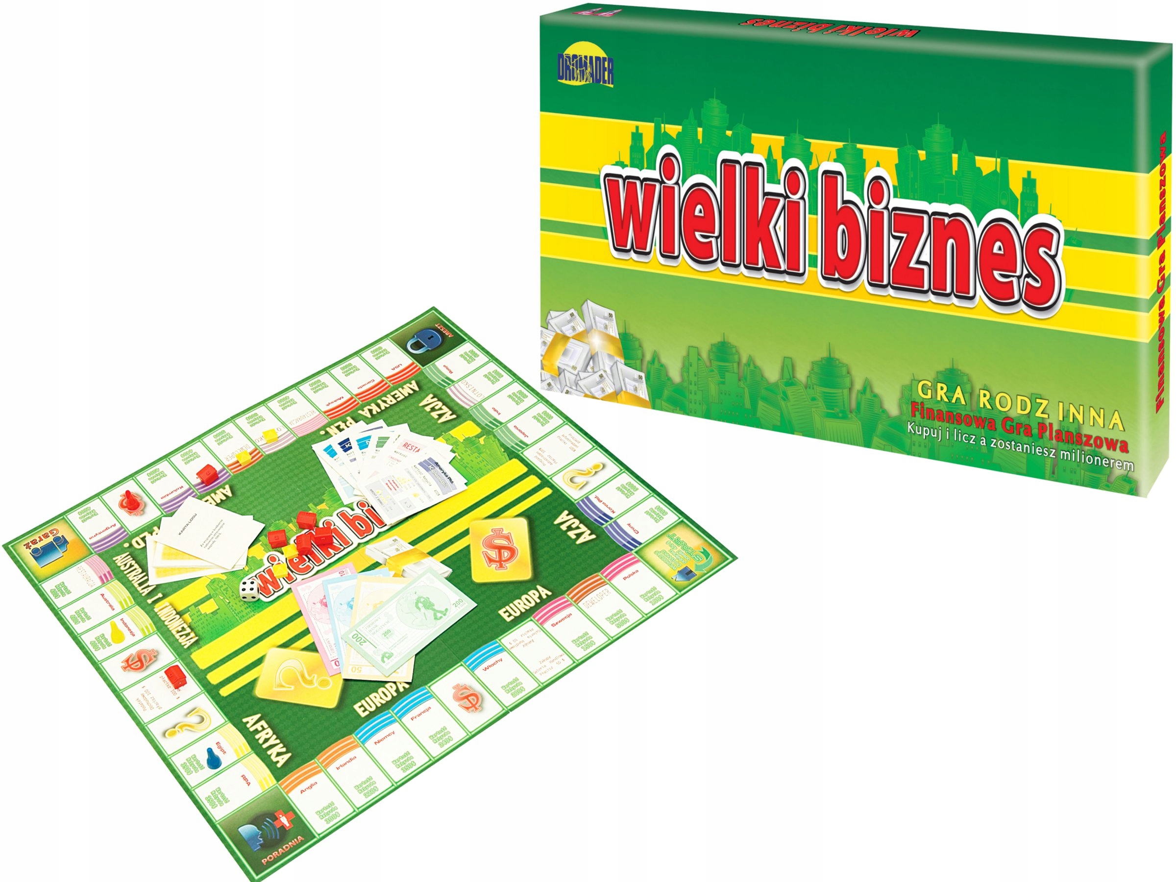 GRA PLANSZOWA DROMADER WIELKI BIZNES MONOPOL