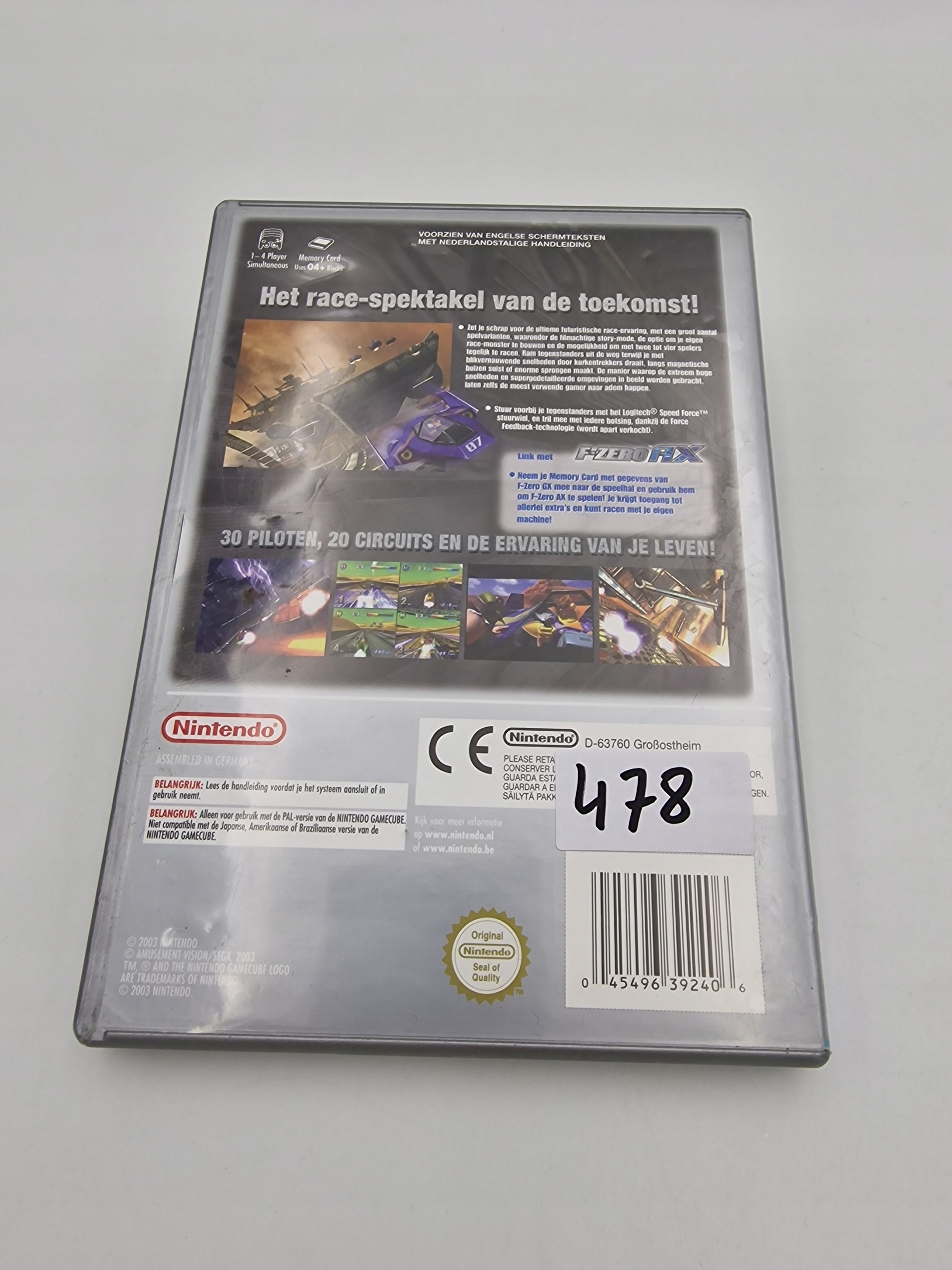 NINTENDO GAMECUBE F-ZERO GX Platforma Nintendo GameCube