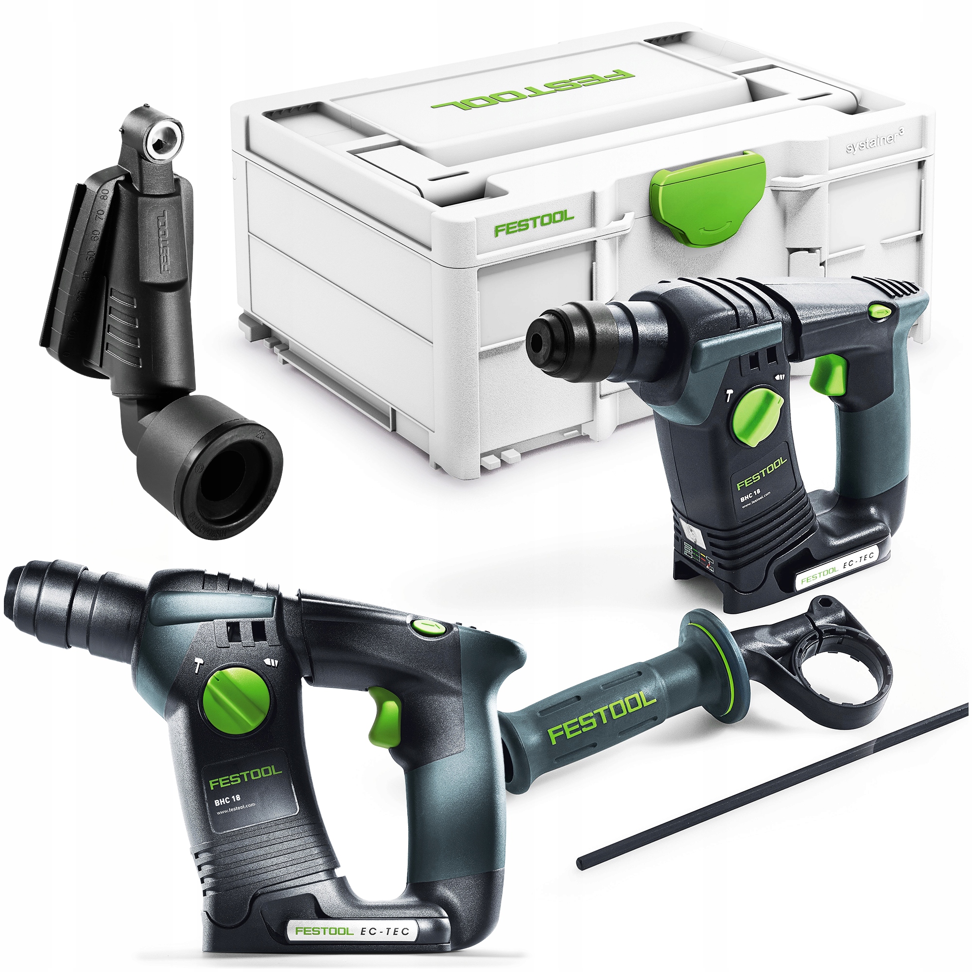 Festool Młotowiertarka Akumulatorowa Udarowa Bhc 18-Basic Dysza Do Zwiercin