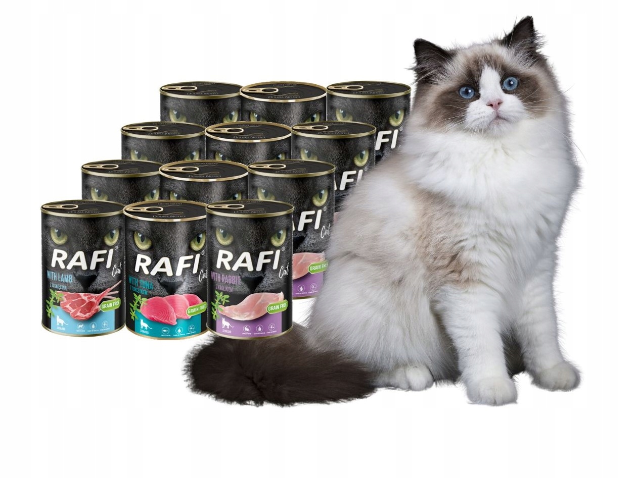 Rafi Sterilised mokré krmivo pro kočky po sterilizaci mix chutí 12x400 g